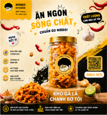 Khô Gà Lá Chanh Bơ Tỏi